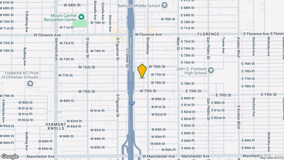 323 W 78th St Map and Location Details