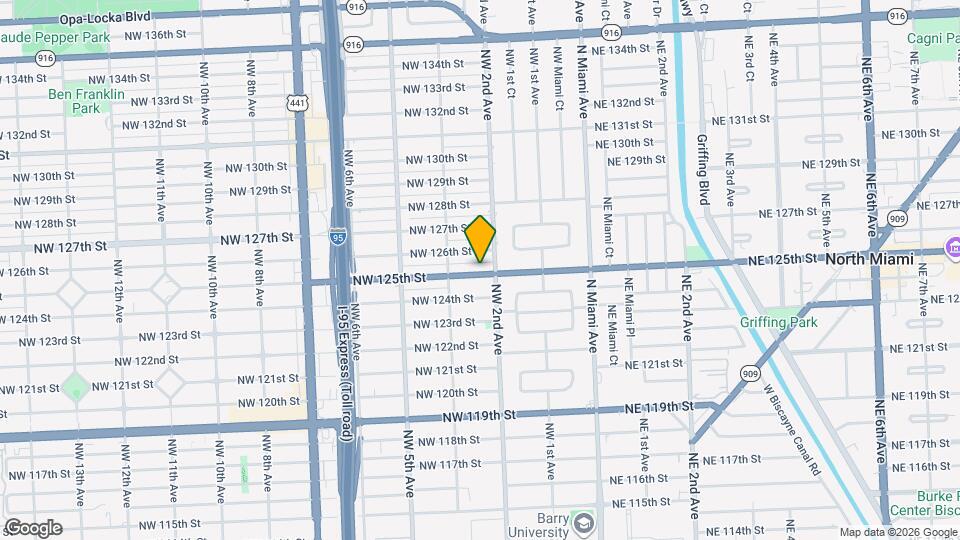 225 NW 125th St Map and Location Details