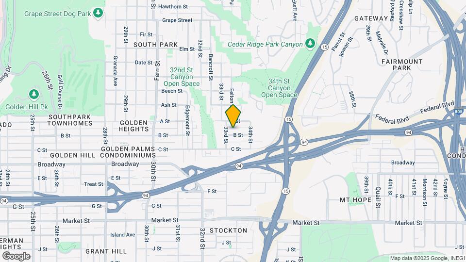 3320 B St Map and Location Details