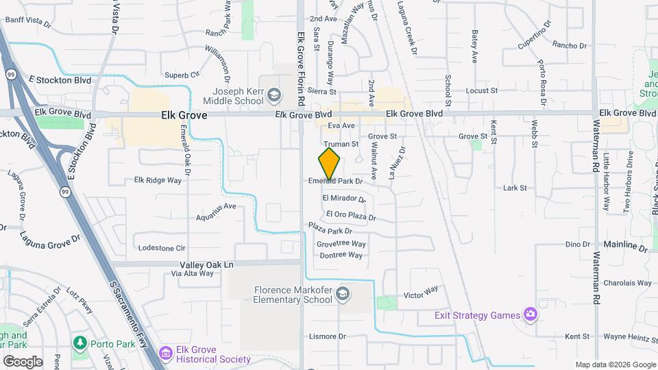 9504 Emerald Park Dr Map and Location Details