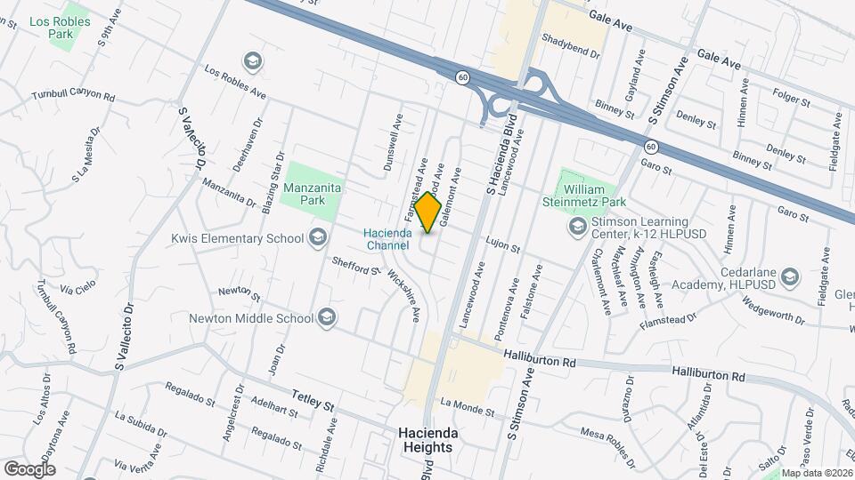 1728 Larchwood Ave Map and Location Details