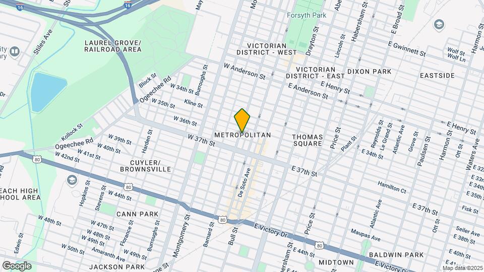 122 W 36th St Map and Location Details