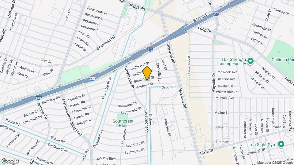 5941 Southlea St Map and Location Details