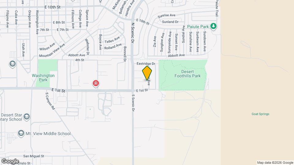 3 Bedroom 2 Bath Home Map and Location Details