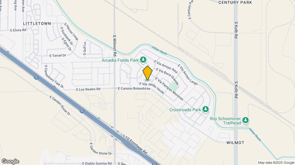 7429 S Paseo Monte de Oro Map and Location Details