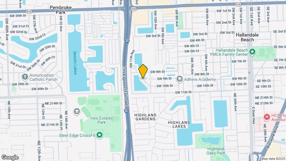 900 SW 10th Terrace Map and Location Details