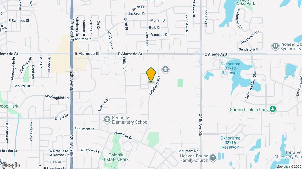 1900 Dover St-Unit -D Map and Location Details