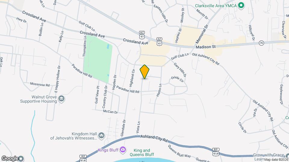 1641 Vista Ln Map and Location Details