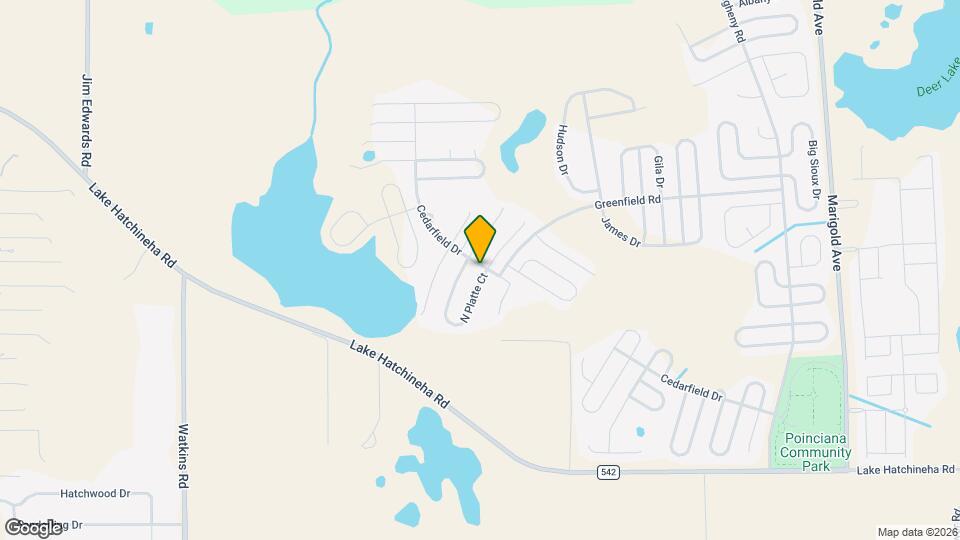 1202 N Platte Ct Map and Location Details