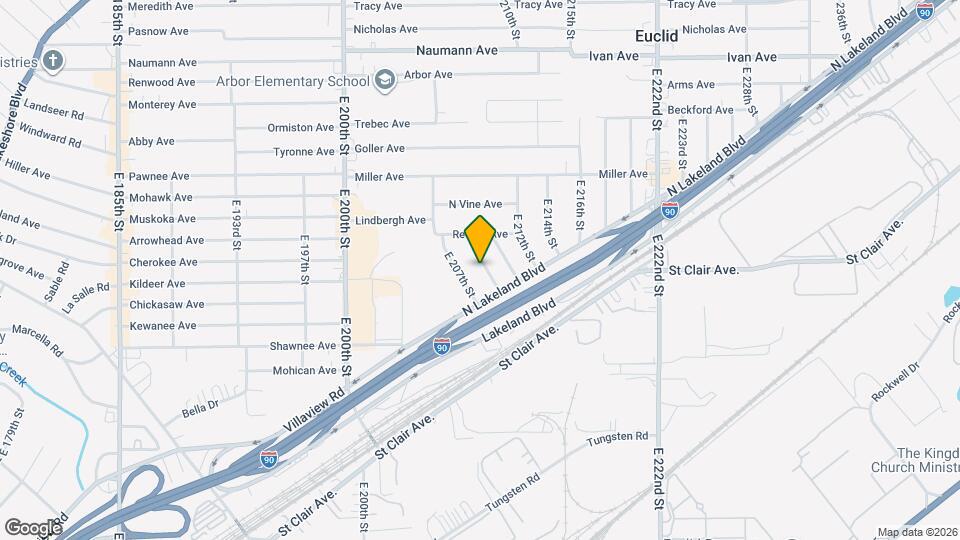 876 E 209th St Map and Location Details