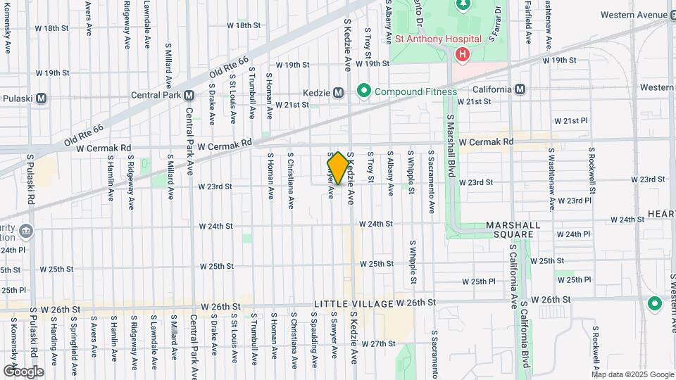 3219 W 23rd St Map and Location Details