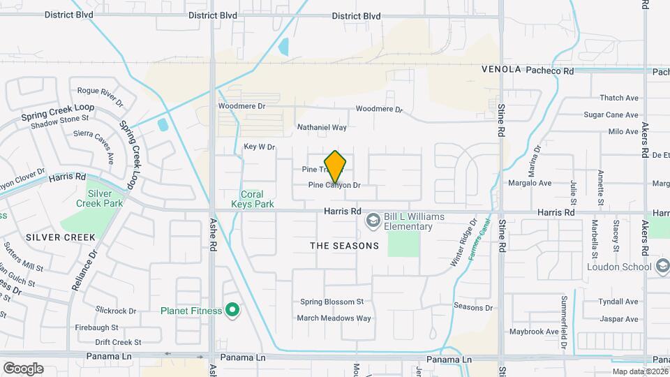 5815 Pine Canyon Dr Map and Location Details