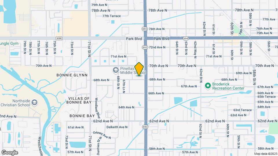 6635 68th Ave N Map and Location Details