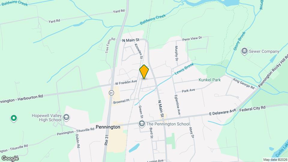 20 W Franklin Ave Map and Location Details