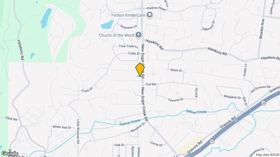 45 New Sugar Creek Rd Map and Location Details