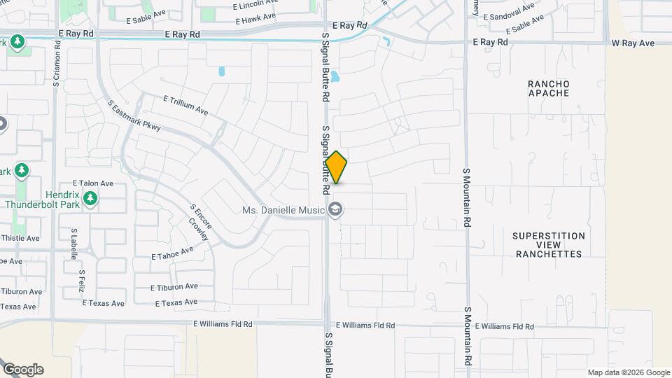 10818 E Tesla Ave Map and Location Details