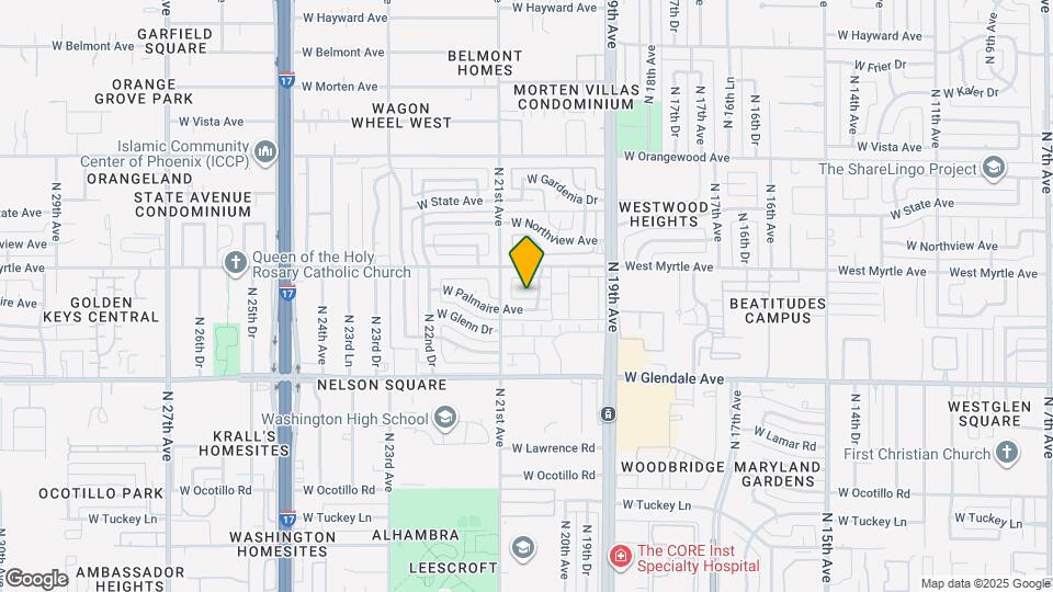 2009 W Newcastle Cir Mapa y Detalles de la Ubicación