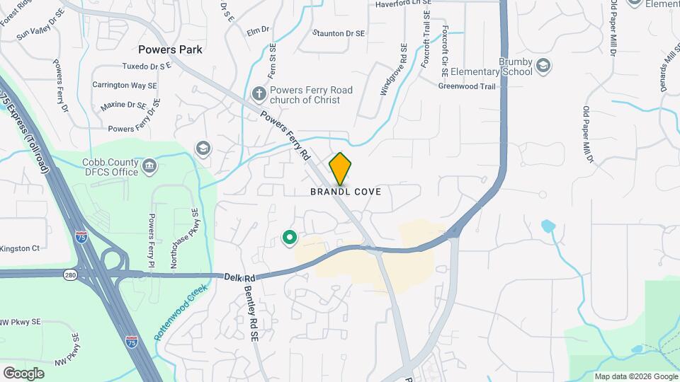 2852 Brandle Cove Ct Map and Location Details