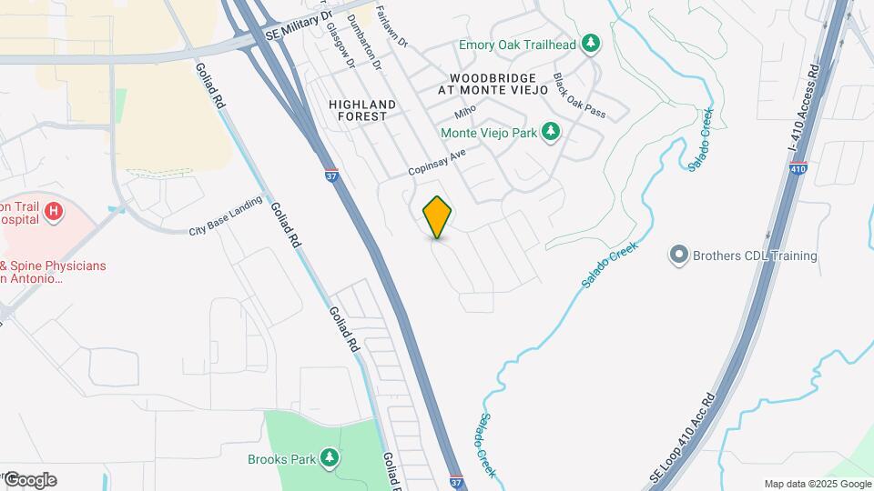 8127 Glasgow Dr Map and Location Details