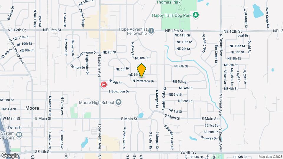 1113 N Patterson Dr Map and Location Details