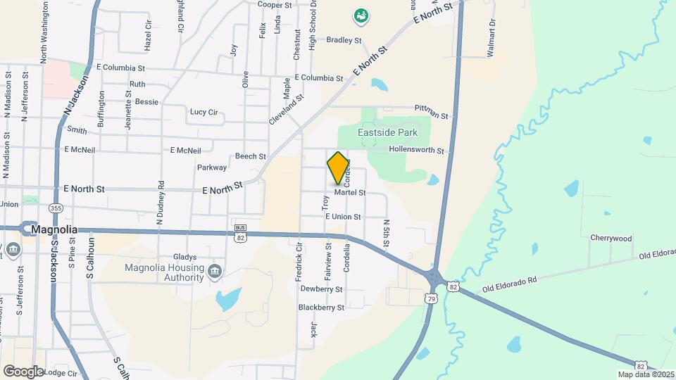 1416 Martel St Map and Location Details