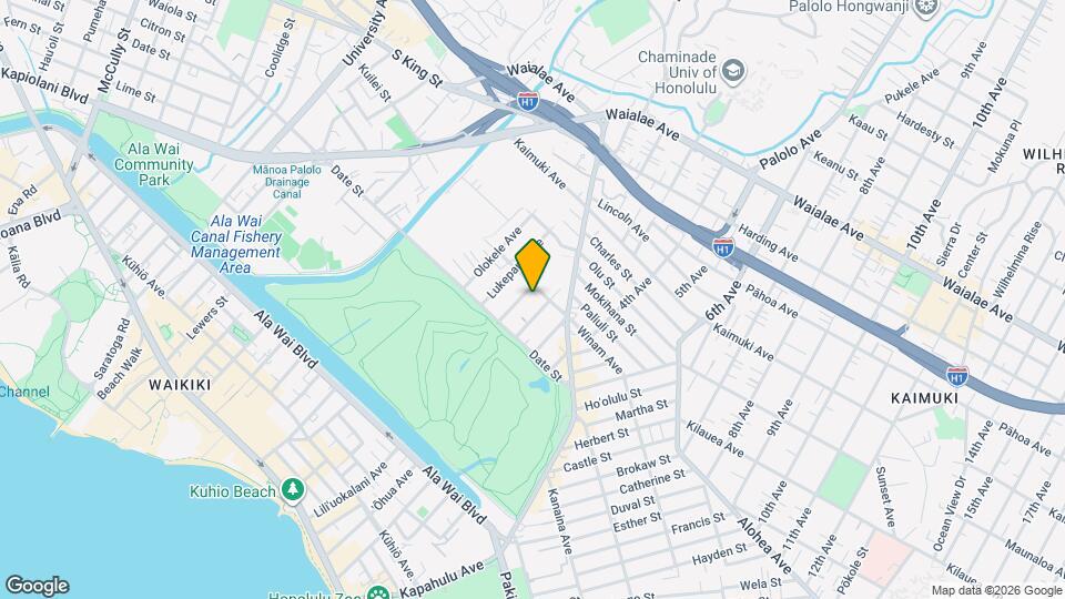 746 Makaleka Ave Map and Location Details