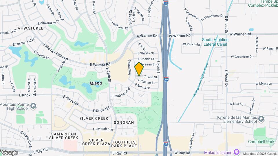 5022 E Salinas St Map and Location Details