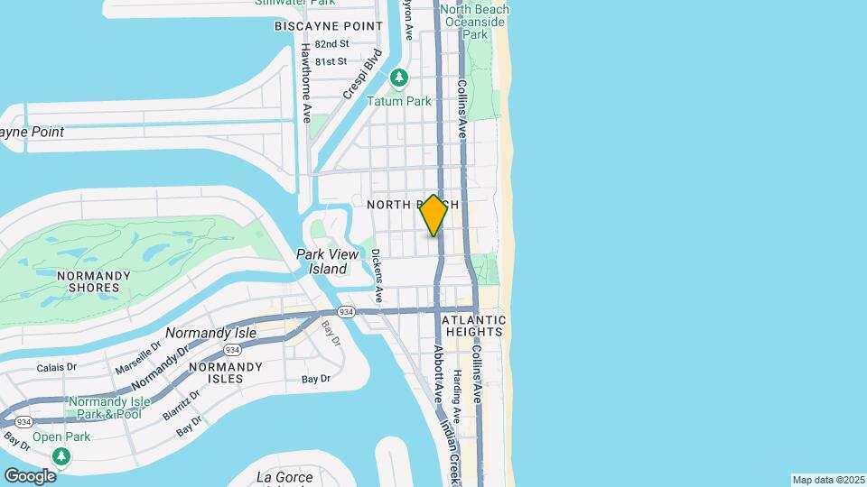 7330 Harding Ave Map and Location Details