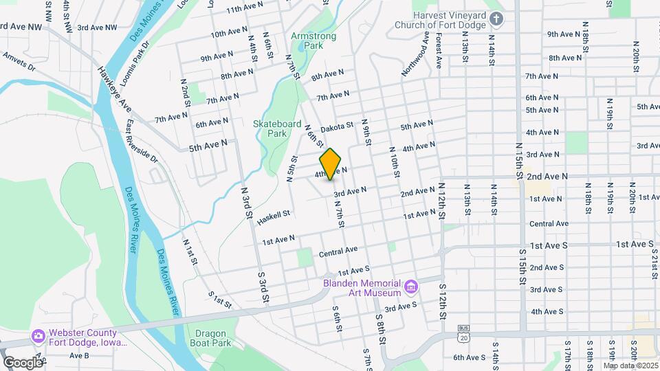 312 N 7th St Mapa y Detalles de la Ubicación