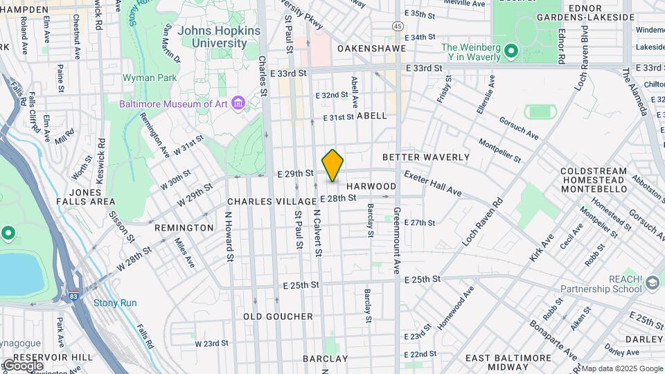 2820 Guilford Ave Map and Location Details