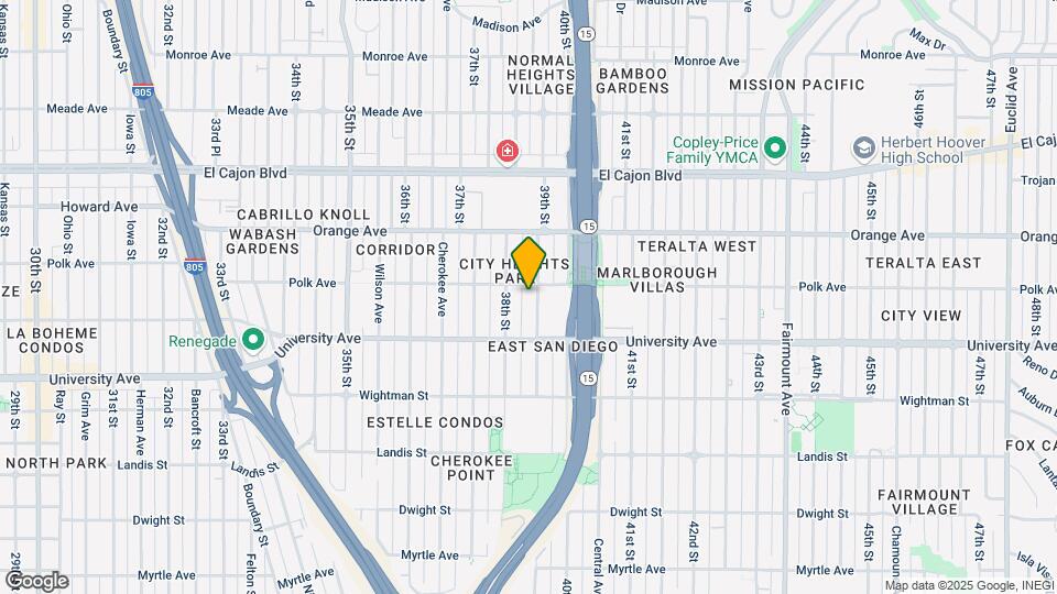 4078 39th St Map and Location Details