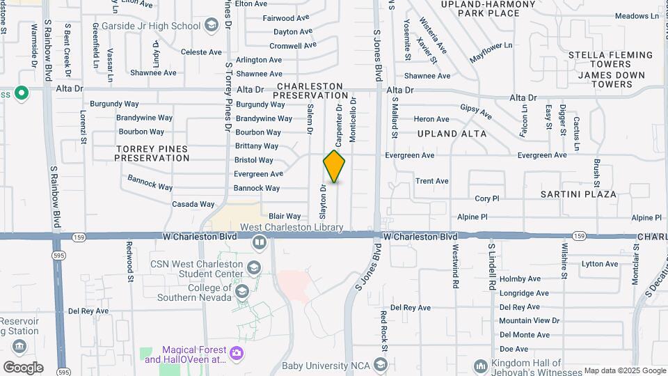 820 Carpenter Dr Map and Location Details
