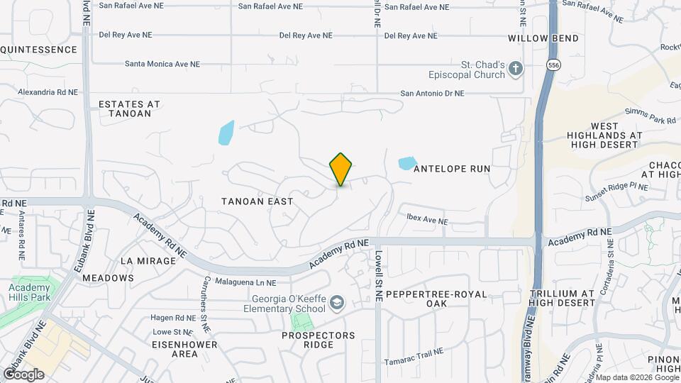 6604 Glen Oak NE Map and Location Details