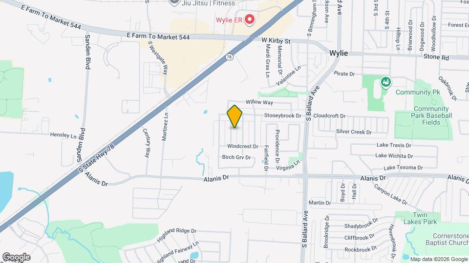 709 Flagstone Way Map and Location Details