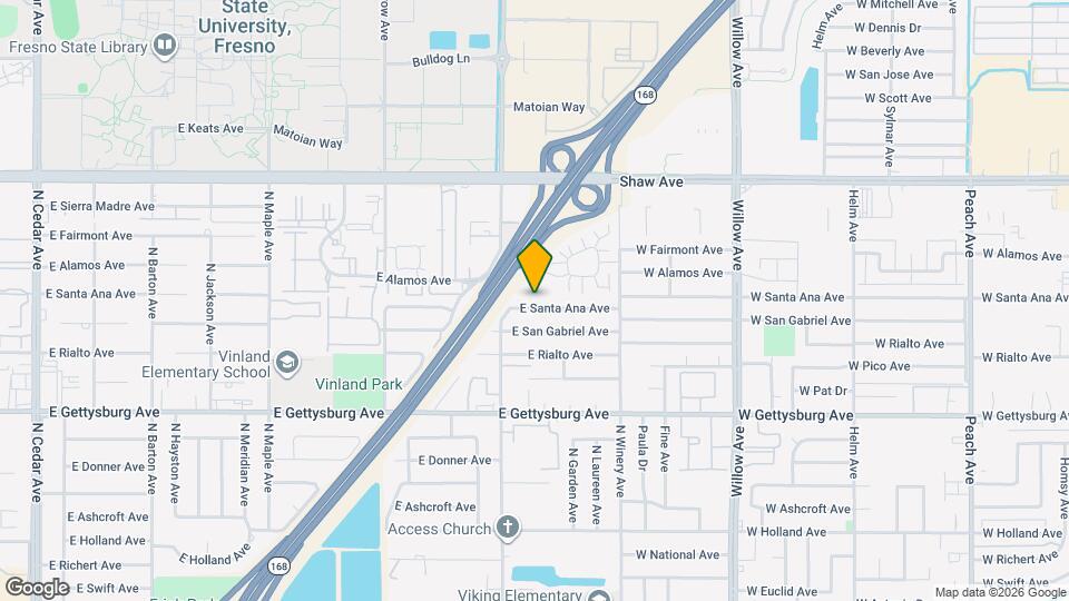 4829 E Santa Ana Ave Mapa y Detalles de la Ubicación