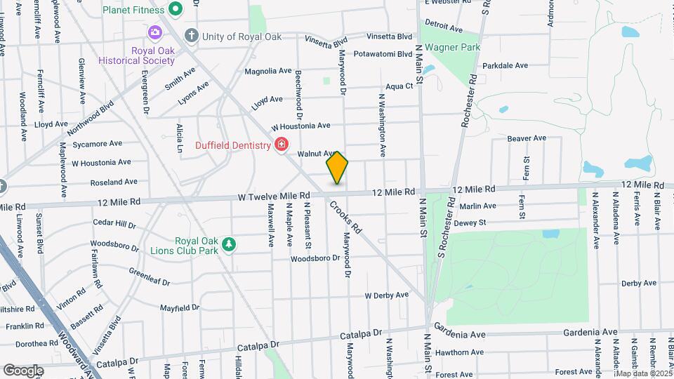512 W 12 Mile Rd, Unit Apartment 1 Map and Location Details