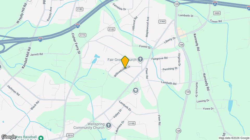 300 Willowbrook Dr Map and Location Details