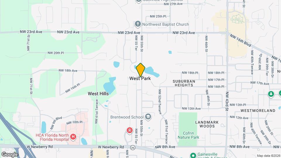 1710 NW 55th St Map and Location Details