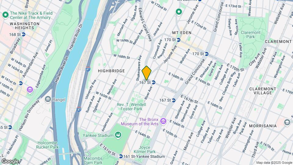 2-6 E 167th St Mapa y Detalles de la Ubicación