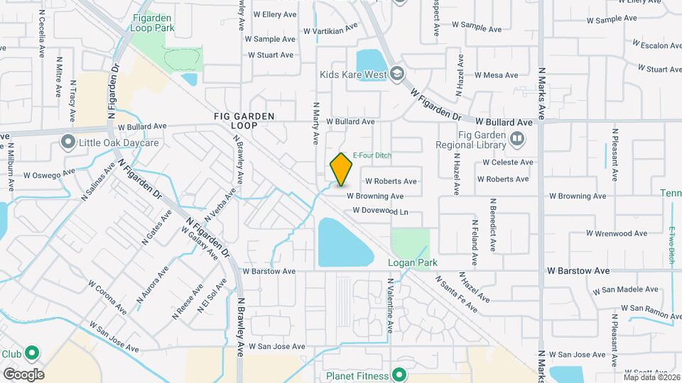 3526 W Browning Ave Map and Location Details