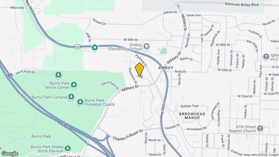 5601 Sonora Dr Map and Location Details
