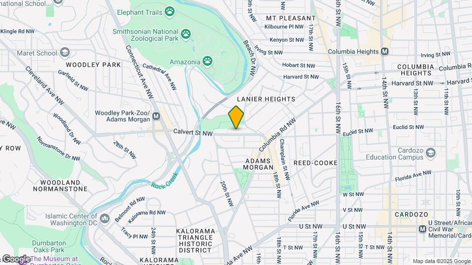 1919 Calvert St NW Map and Location Details