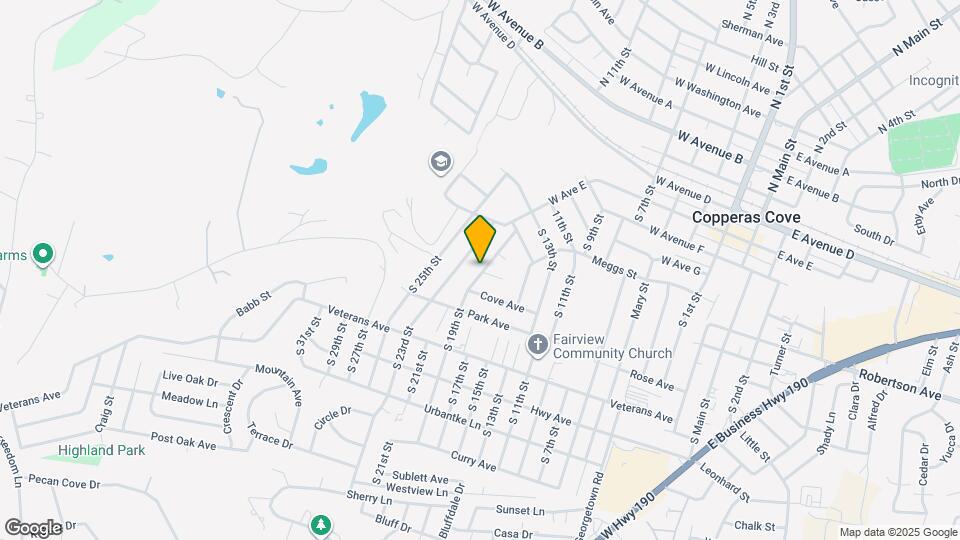 708 S 19th St Map and Location Details