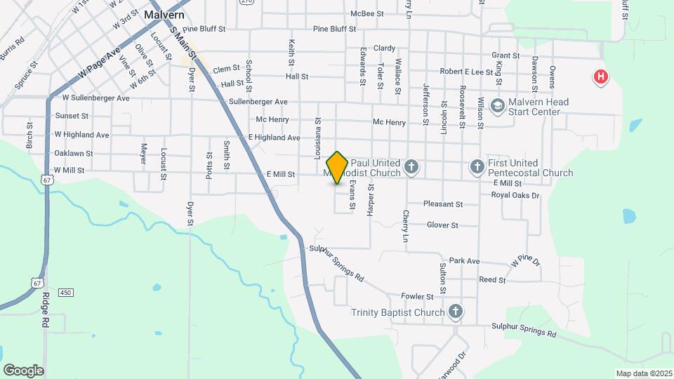 1623 Texas St Map and Location Details