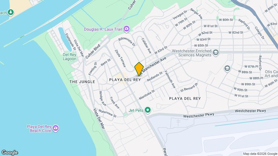 8306 W Manchester Ave Map and Location Details