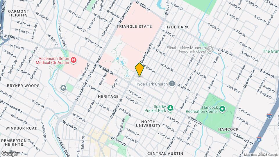 415 W 39th St Map and Location Details