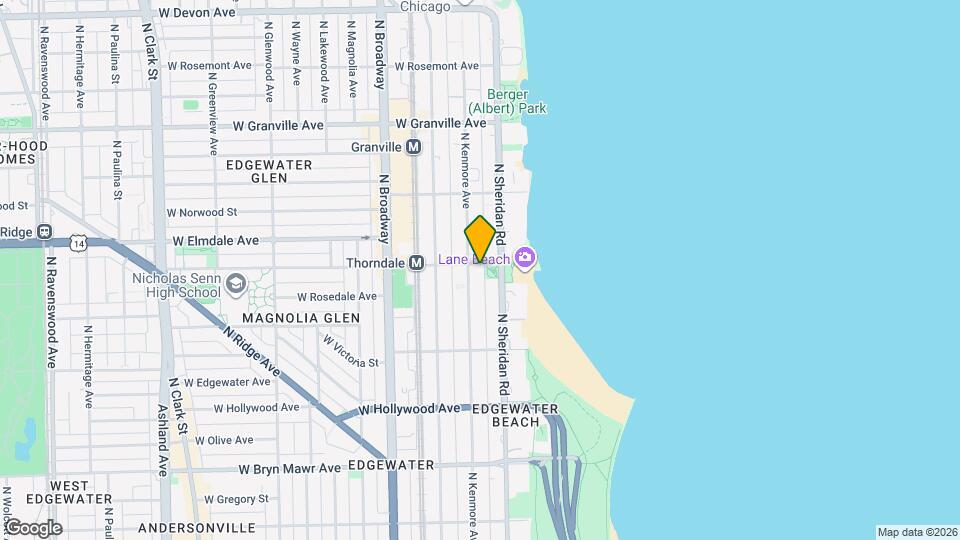 5919 N Kenmore Ave, Unit 325 Map and Location Details