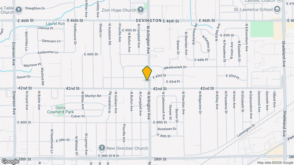 4200 N Arlington Ave, Unit 3 Map and Location Details