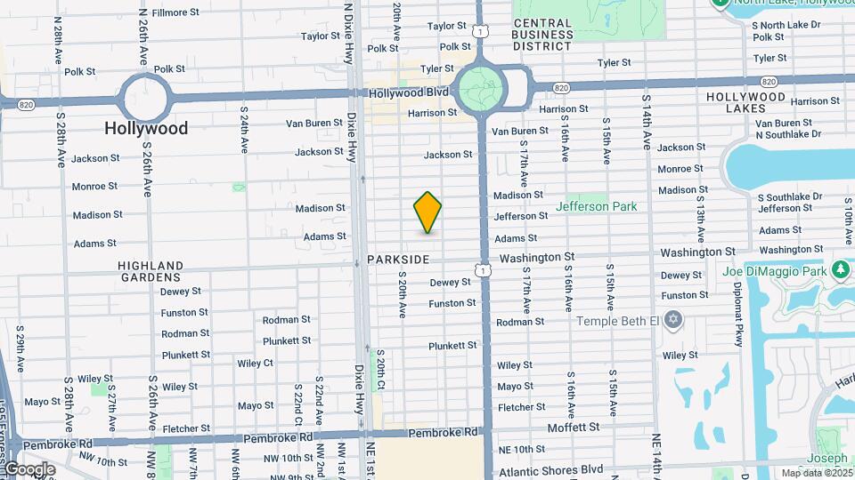 1935 Adams St Map and Location Details