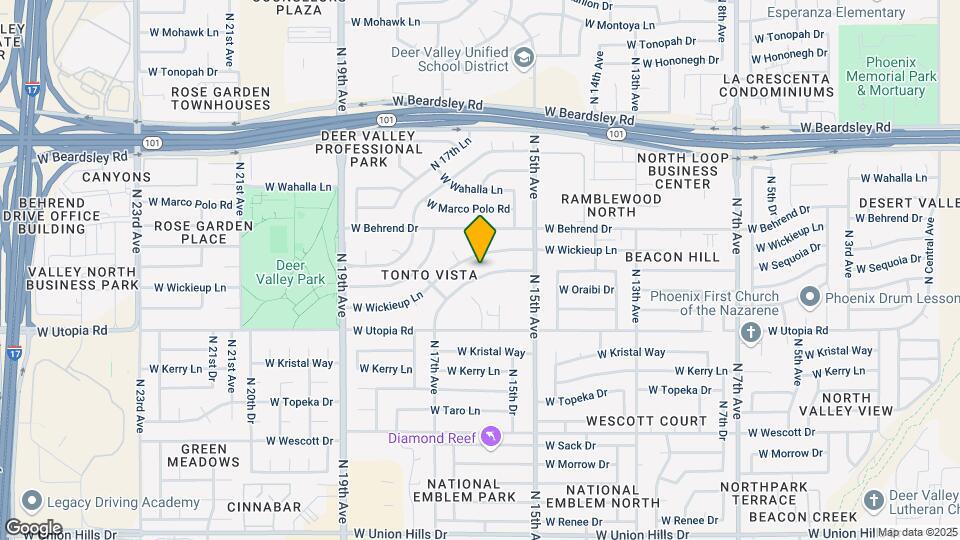 1614 W Sequoia Dr Map and Location Details